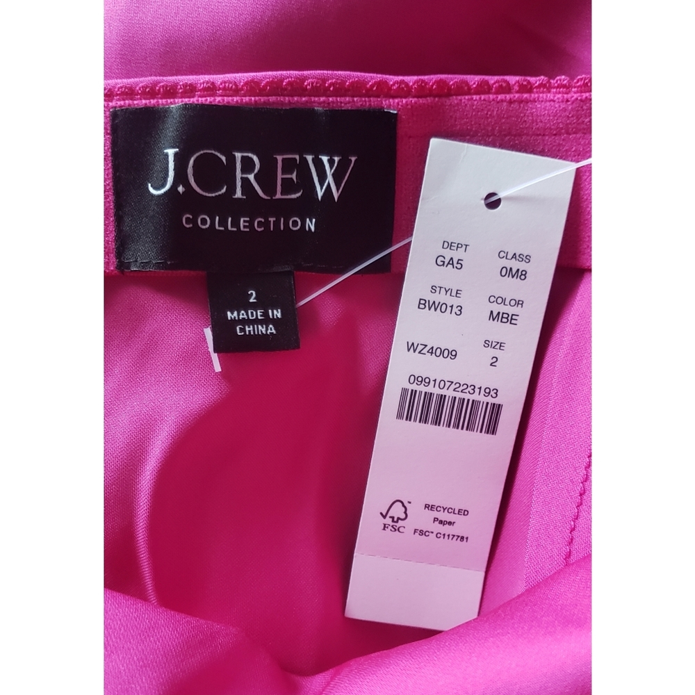 J.Crew Collection drapey slip skirt in featherweight satin - Picture 12 of 12